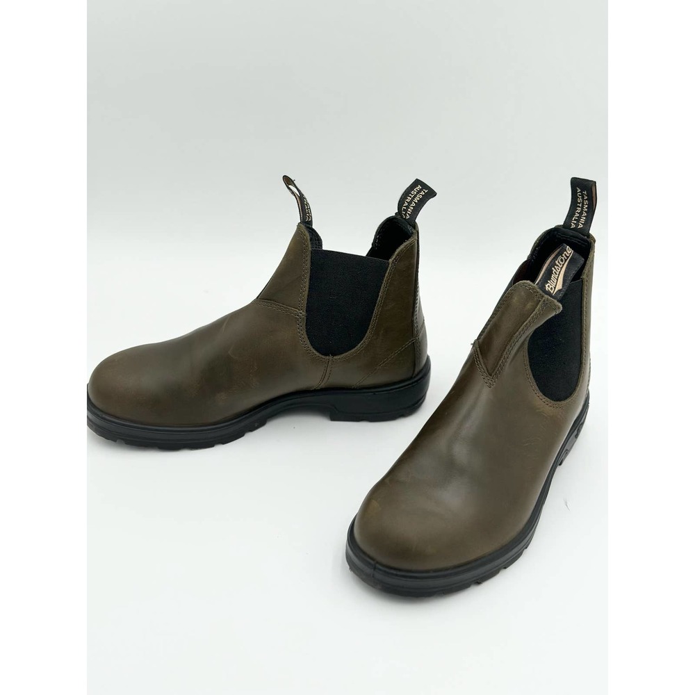 Blundstone 550 Rugged Sole Men's Green Blundstone Chelsea Boots US 9.5/ AU 8.5 - Picture 3 of 10